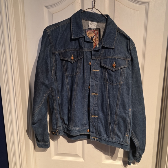 scout tec Jackets & Blazers - NWT Vintage Scout Tec Classic Blue Denim Jean Jacket